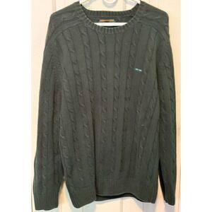 VTG Colours By Alexander Julian Green 100% Cotton Crew Neck Sweater Adult Large